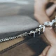 Серебряный браслет с фианитами, вес изделия 3,8 гр (2209089) - изображение 5