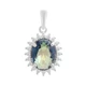 Серебряная подвеска с мистик топазом 2.113ct (2203889) - изображение 1