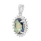 Серебряная подвеска с мистик топазом 2.113ct (2203889) - изображение 2