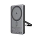 УМБ Зовнішній акумулятор Павербанк ACEFAST M16 5000 mAh 18W Magnetic Power Bank з бездротовою зарядкою 7.5W та підставкою Black - зображення 3