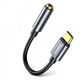 Перехідник AUX Baseus L54 Type-C Male to 3.5mm (CATL54-0G) Grey - зображення 3