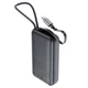 Павербанк ACEFAST M32 10000 mAh 35W Power Bank з швидкою зарядкою PD/QC та вбудованим кабелем Type-C Grey - зображення 3