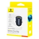 Автомобільний зарядний пристрій Зарядка в авто Baseus Tiny Star Mini Car Charger 1USB/1Type-C, 30W/3A, PD/QC (C00035001121-02) Black - зображення 8