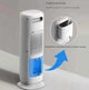 Мобільний кондиціонер DOMOTEC MS-1630 3в1 3000 Вт підлоговий зволожувач обігрівач вентилятор з поворотом 90 градусів пульт дистанційного керування дисплей для дому офісу до 30 м² - изображение 7