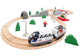 Drewniana kolejka Woody Land Ósemka 45 elementów (93078 30784) (8591864930784) - obraz 1