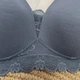 Бюстгальтер для кормления Mothercare набор 2 шт формованные чашки без косточек Синий/Белый 80C - изображение 5