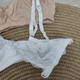 Бюстгальтер для кормления Mothercare набор 2 шт хлопковые без косточек Беж/Белый 85D - изображение 4