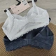 Бюстгальтер для кормления Mothercare набор 2 шт формованные чашки без косточек Синий/Белый 80B - изображение 8