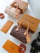 Сумка жіноча Louis Vuitton Speedy Bandoulière 20 коричнева (044) - зображення 2