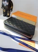 Чоловічий гаманець портмоне клатч Louis Vuitton чорний (049) - изображение 4