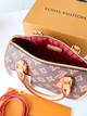 Сумка жіноча Louis Vuitton Speedy Bandoulière 20 коричнева (044) - зображення 9