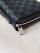 Чоловічий гаманець портмоне клатч Louis Vuitton чорний (049) - изображение 7