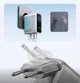 Мережевий зарядний пристрій Anker GaN Charger 100 W, 2xUSB-C, 1xUSB-A, Display Silver (B121BG41) + кабель USB Type-C ( 10970 ) - изображение 6