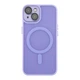 Чохол Premium TPU+PC Magnetic Matte Camera Lens with Magsafe для iPhone 14 Purple - зображення 3