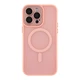 Чохол Premium TPU+PC Magnetic Matte Camera Lens with Magsafe для iPhone 14 Pro Max Pink - изображение 3