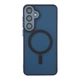 Чохол Premium TPU+PC Magnetic Matte Camera Lens with Magsafe для Samsung Galaxy S25+ 5G (S936) Dark Blue - изображение 3
