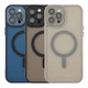 Чохол Premium TPU+PC Magnetic Matte Camera Lens with Magsafe для iPhone 13 Pro Dark Blue - изображение 4