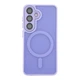 Чохол Premium TPU+PC Magnetic Matte Camera Lens with Magsafe для Samsung Galaxy S24 5G (S921) Purple - изображение 3