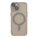 Чохол Premium TPU+PC Magnetic Matte Camera Lens with Magsafe для iPhone 14 Grey - изображение 3