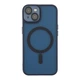 Чохол Premium TPU+PC Magnetic Matte Camera Lens with Magsafe для iPhone 14 Dark Blue - изображение 3