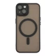 Чохол Premium TPU+PC Magnetic Matte Camera Lens with Magsafe для iPhone 13 Black - зображення 3