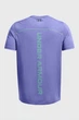 Чоловіча фіолетова футболка UA Rush Seamless Wordmark SS Under Armour S 1382799-561 - изображение 4