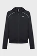 Жіночий чорний спортивний костюм (худі, штани) UA Rival Tricot Tracksuit HD Under Armour XXL 6001966-001 - изображение 7