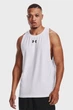 Чоловіча біла майка UA BASELINE COTTON TANK Under Armour M 1361901-100 - зображення 1