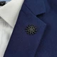 Значок из стали BROCHE брошь бижутерия Медицина Вирус чёрный BRGV115248 - изображение 7