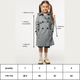 Дитячий демісезонний тренч для дівчинки без пояса, класичний плащ для дівчинки весна осінь, шкільний тренч Сірий 110-116 - зображення 2