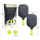 Набір для піклболу з ракеткою та м’ячем AZ1902-1RK (Pickleball) — 2 ракетки 40×20 см + 2 м’ячі 7,3 см, для дітей і дорослих - зображення 8