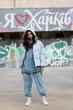 Жіноча зимова куртка пуховик з капюшоном з плащівки Seventeen S-M Блакитний (2000000172835) - зображення 6