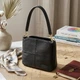 Сумка кросс боди через плечо женская из натуральная кожи Vintage leather-22978 Черная - изображение 12