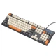 Клавіатура HOCO GM61 Murphy 3-color wired keyboard(Ukrainian version) star gray (6942007678940) - зображення 3
