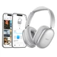 Бездротові накладні навушники HOCO W73 Graceful BT headphones(App) Silver (6942007674874) - изображение 5