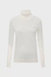 Жіночий білий вовняний гольф ROLLNECK Gant L 4805263 - изображение 1