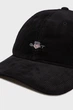 Чоловіча чорна вельветова кепка SHIELD CORD CAP Gant OS 9900213 - изображение 3