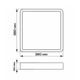 Светодиодный светильник с пультом ETRON Smart MODERN 1-ESP-2007 48W black&white IP20 - изображение 4
