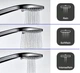 Лейка для душа DURAVIT 3jet ручная 3 режима хром - изображение 2