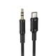 Аудіокабель Borofone BL25B Nice Type-C – AUX 3.5 мм 1 м чорний - изображение 1