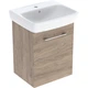 Тумба із умивальником GEBERIT Selnova Square 50x64.9x42см підвісна коричнева 502.752.00.1 - зображення 1