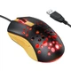 Проводная мышь hoco. GM51 Sky Luminous, RGB подсветка, кабель 1.5 м, 4 режима DPI до 3600, чип A603EP Black / Yellow - изображение 2