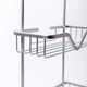 Полка для ванной на 3 яруса 25×12×65 (см) железная Хром HP-46-2 - изображение 4