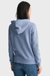 Жіноче блакитне худі REG TONAL SHIELD ZIP Gant M 4200671 - изображение 3