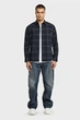 Чоловіча темно-синя картата сорочка Bristum 2.0 Slim Shirt l/s/ G-Star S D23553,D748 - изображение 2