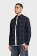 Чоловіча темно-синя картата сорочка Bristum 2.0 Slim Shirt l/s/ G-Star S D23553,D748 - изображение 3