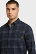 Чоловіча темно-синя картата сорочка Bristum 2.0 Slim Shirt l/s/ G-Star S D23553,D748 - изображение 5