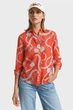 Жіноча червона сорочка з візерунком REG SAILING PRINT Gant 36 4300456 - изображение 1