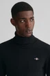 Чоловічий чорний гольф ROLLNECK Gant XXL 8060070 - изображение 4