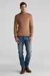 Чоловічий коричневий вовняний гольф EXTRAFINE MERINO WOOL TURTLENECK Gant XXXL 8050207 - изображение 2